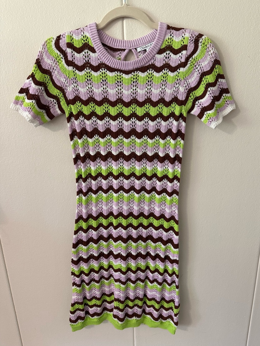 Olivia Rubin Hailey Mini Pointelle Dress